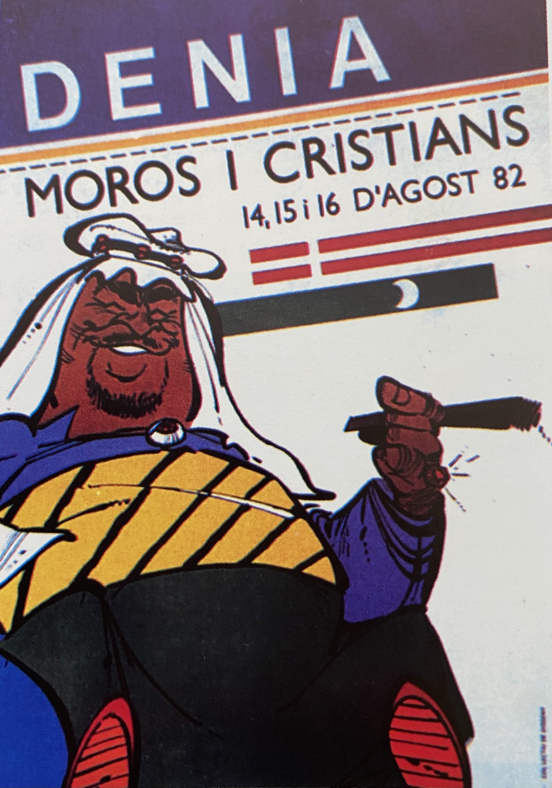 Fiestas de Moros y Cristianos en honor de San Roque 1982 Dénia